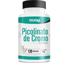 Picolinato de Cromo - Duom 120 cápsulas