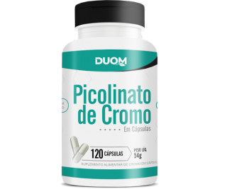 Picolinato de Cromo - Duom 120 cápsulas